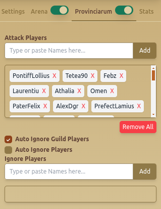 Arena - Provinciarum