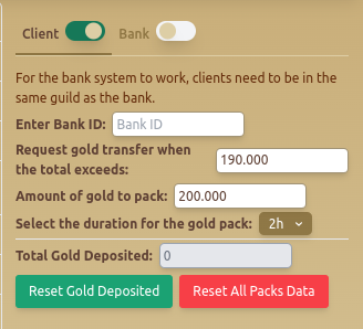 Bank - Client